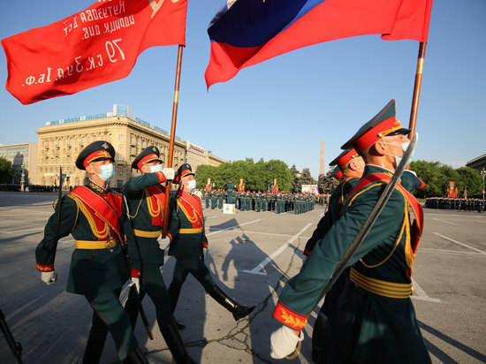 В Волгограде состоялась репетиция парада Победы