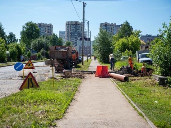 На улице Энтузиастов в Кирове стартовал ремонт
