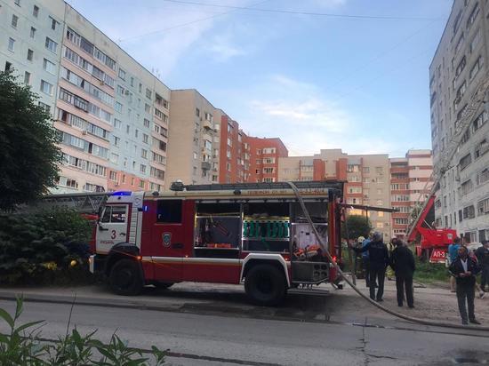 На пожаре в девятиэтажке на Шевченко никто не пострадал На пожаре в девятиэтажке на Шевченко никто не пострадал