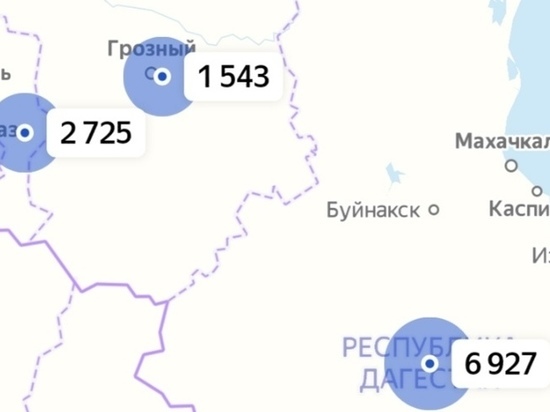 Число жертв коронавируса на Северном Кавказе превысило 600 человек