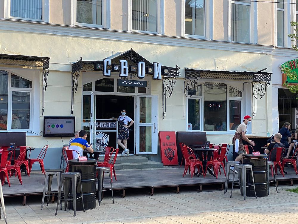  В Рязани открылись летние веранды кафе и ресторанов