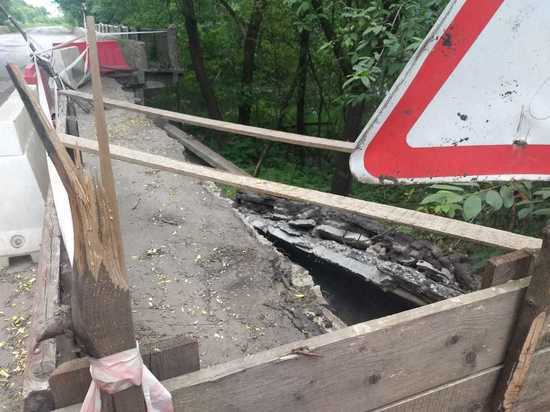 Разрушенный мост в Лухском районе планируют отремонтировать уже в этом году