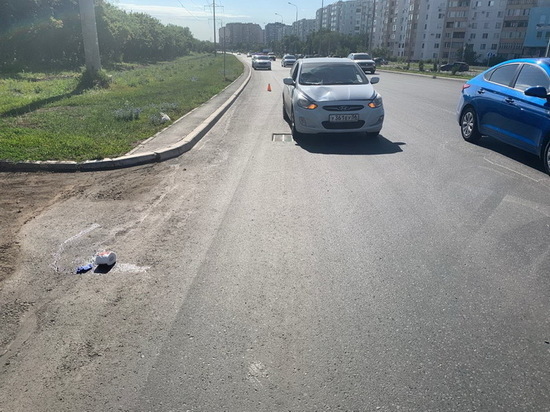 В Оренбурге водитель на иномарке сбил пешехода