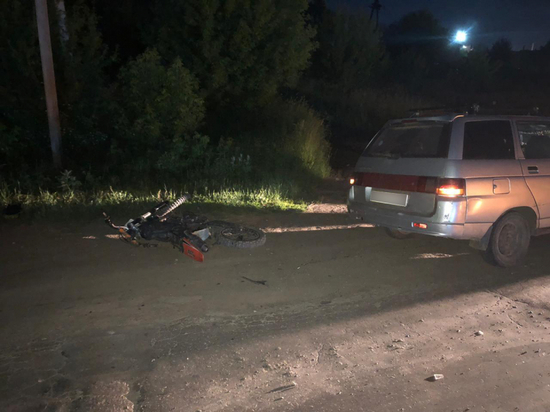 Под Рязанью 17-летний мотоциклист устроил ДТП