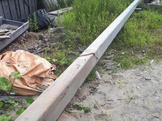 В Тамбовской области два брата украли опоры элетропередач