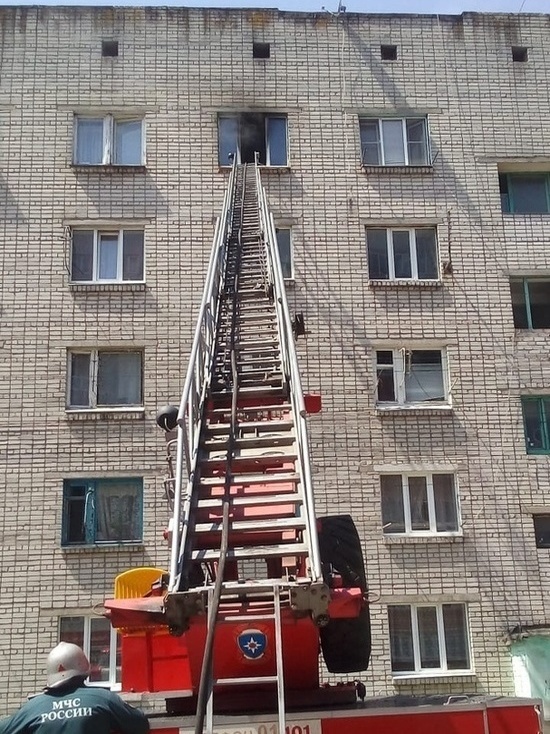 Курские огнеборцы спасли восемь человек из горящей многоэтажки Курские огнеборцы спасли восемь человек из горящей многоэтажки
