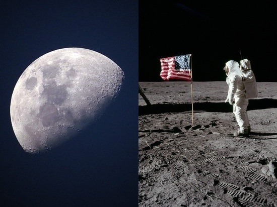 Китайский зонд сфотографировал место высадки американцев на Луне