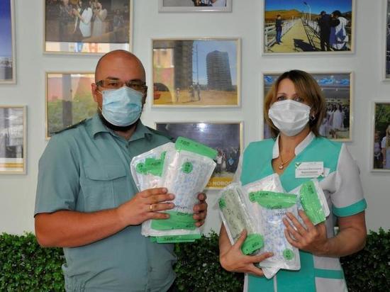 Изъятые у контрабандиста маски передали центру инвалидов в Чите