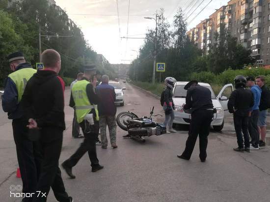В Рязани на Интернациональной пьяный мотоциклист попал в ДТП