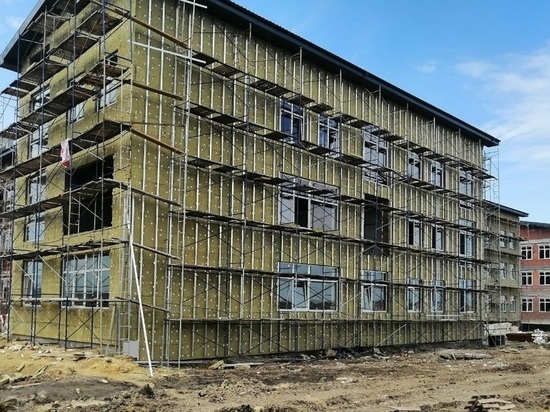 Строительство школы в Михайловске выполнено на 50 процентов