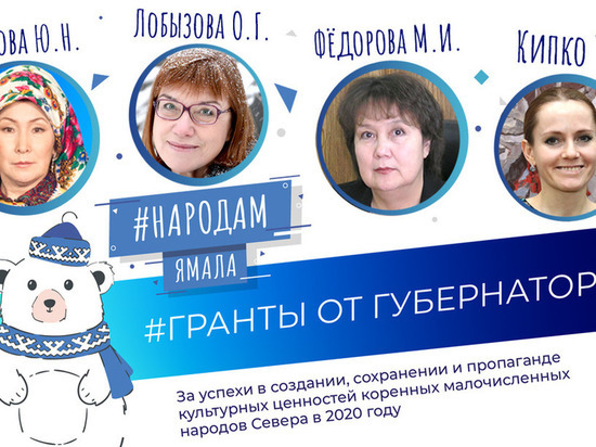 Деятели культуры Ямала получат гранты от губернатора