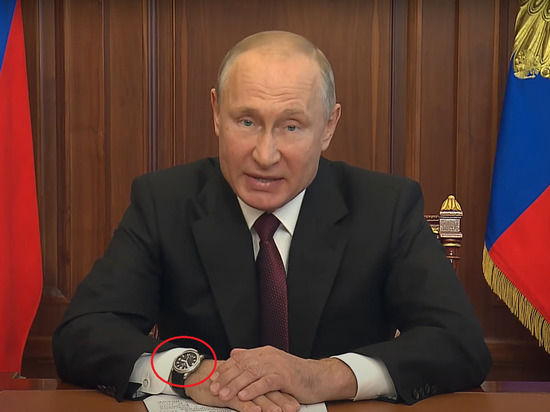 Песков объяснил «аномалию» с часами Путина во время обращения к россиянам
