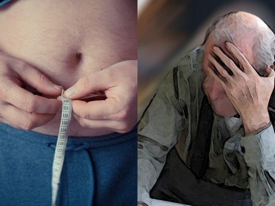 Ожирение может повысить риск появления старческого слабоумия