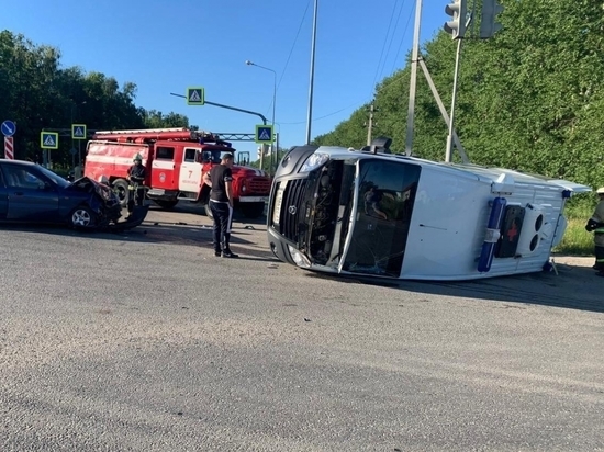 Спешившая на вызов скорая попала в ДТП в Чебоксарах