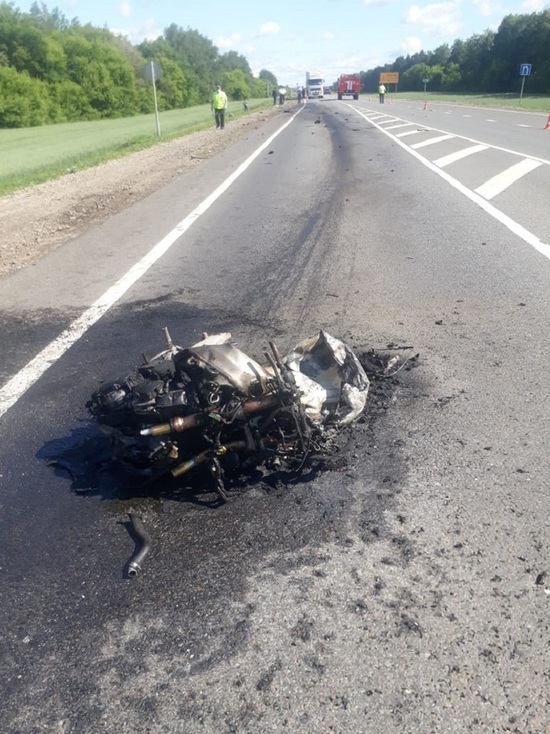 В Тамбовской области погиб мотоциклист