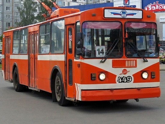 В Кирове троллейбус 14 на месяц поменял маршрут