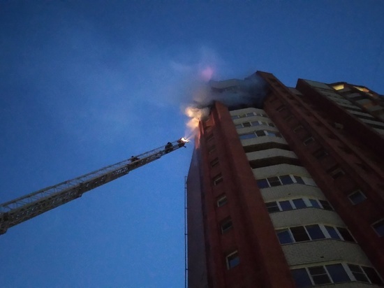 В квартире 17-этажного дома во Владимире произошел пожар
