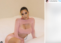 Предпринимательница Ким Кардашьян-Уэст порадовала фанатов фотографиями в облегающих нарядах собственного бренда нижнего белья
