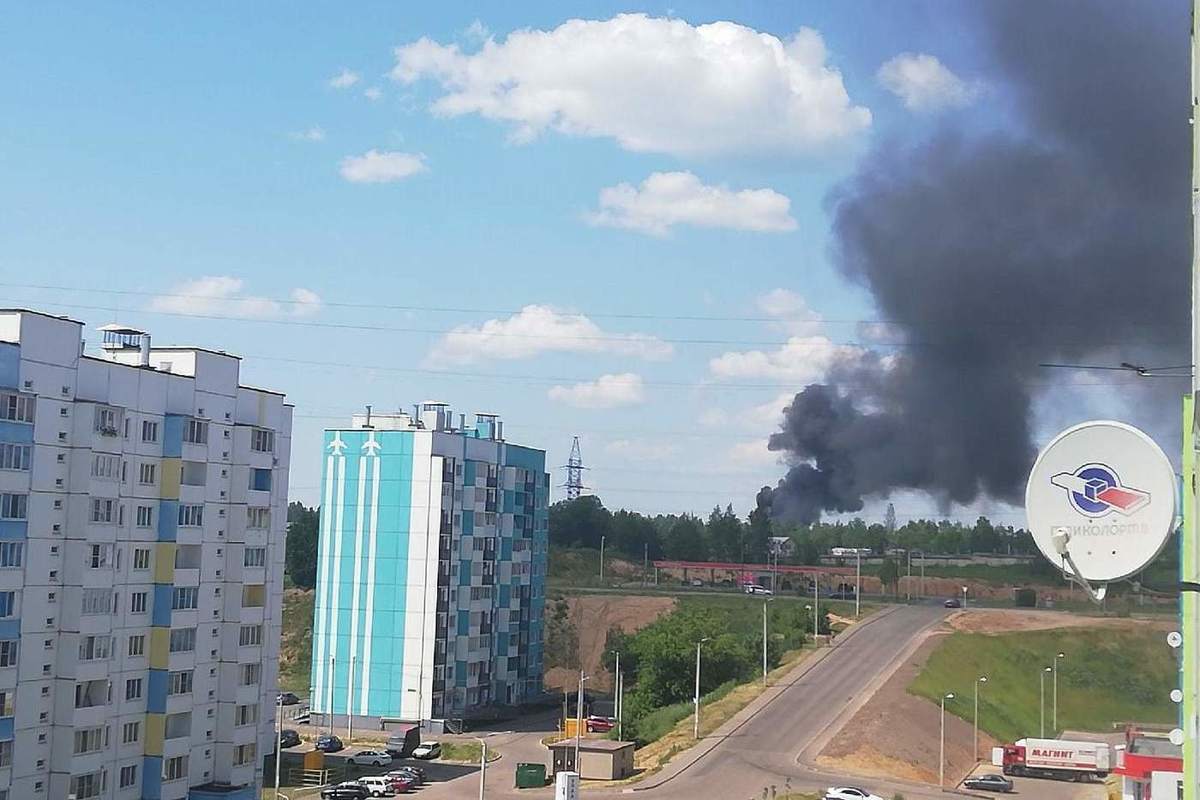 Горящий смоленск фото