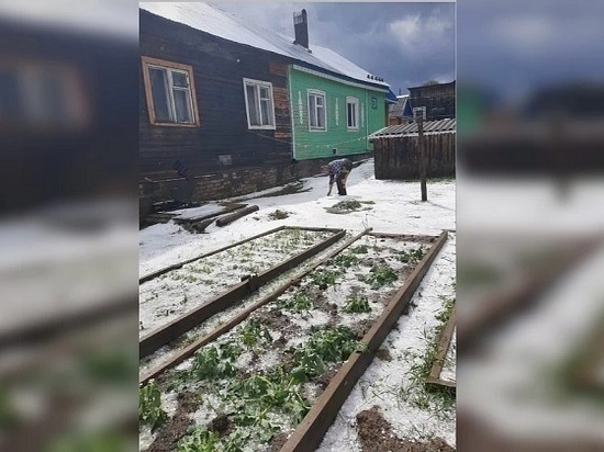 В Кировской области прошёл мощный градовый шторм: пострадали огороды
