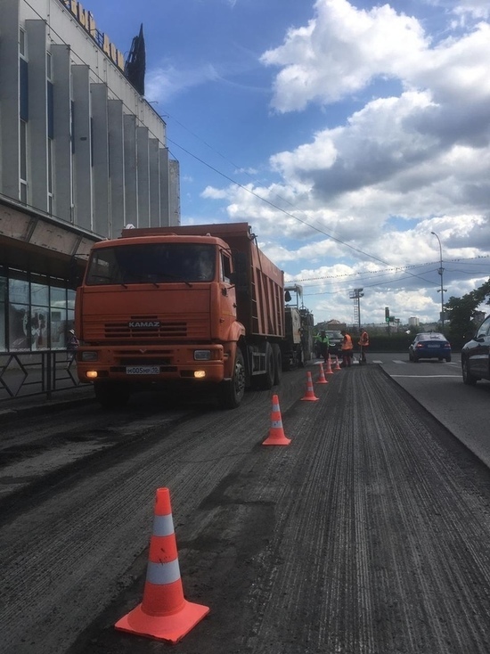 Центральную улицу Петрозаводска начали ремонтировать