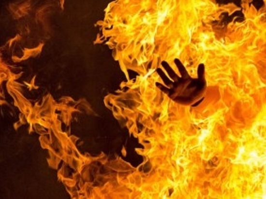 В калмыцкой столице сгорела женщина