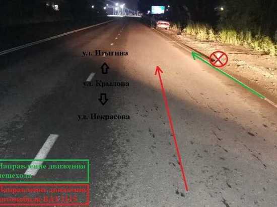 В Абакане юный водитель сбил пешехода поздним вечером