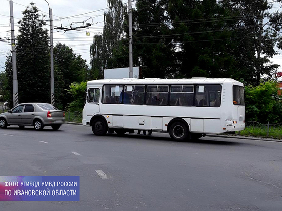 За сутки в Ивановской области произошли две аварии с участием общественного транспорта