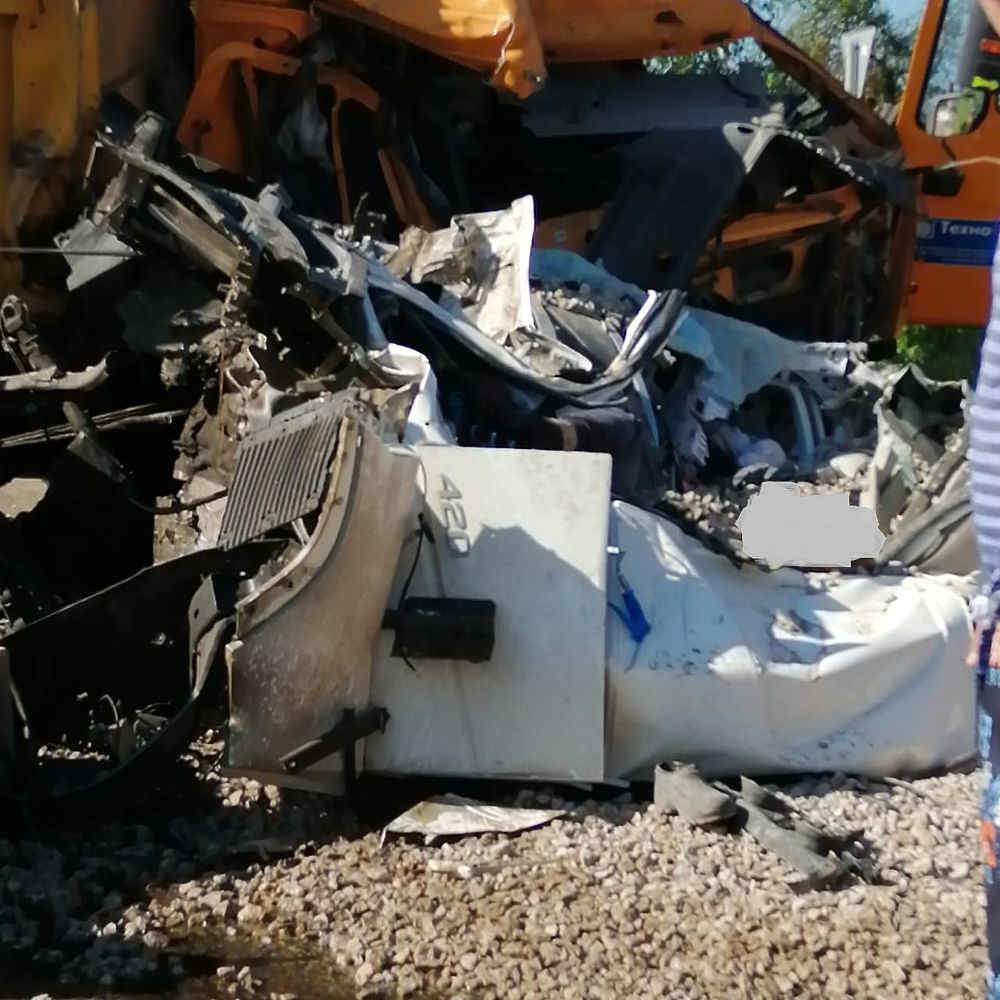 Жуткое ДТП с грузовиками под Калугой 