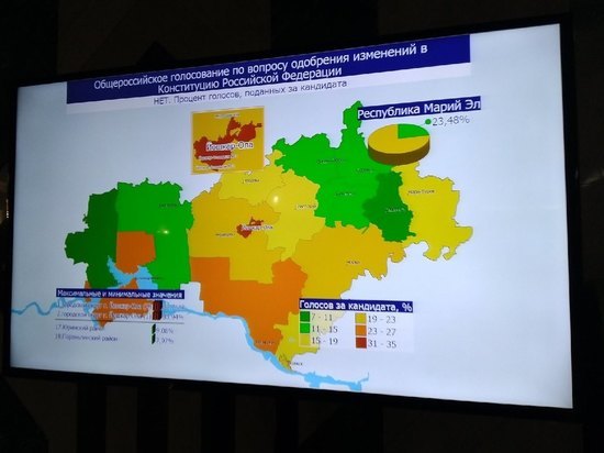 Подсчет голосов избирателей закончен почти во всех районах Марий Эл