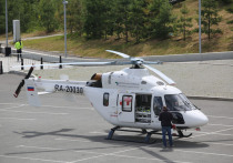 В минувшую пятницу в Уфе на площадь перед Конгресс-холлом приземлился новый вертолет «Ансат», который пополнил парк санитарной авиации Башкирии
