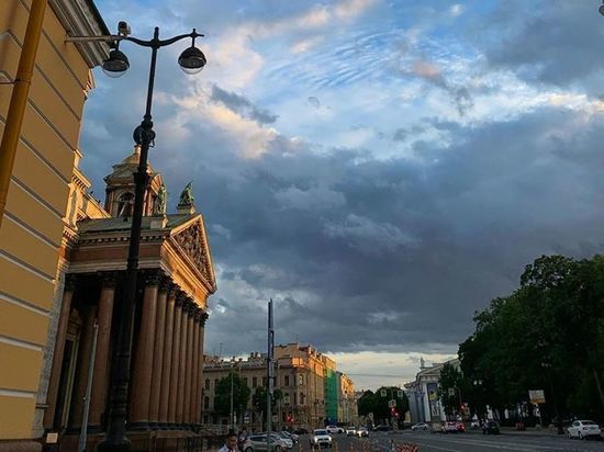 Петербуржцев 2 июля ждут кратковременные дожди с грозами