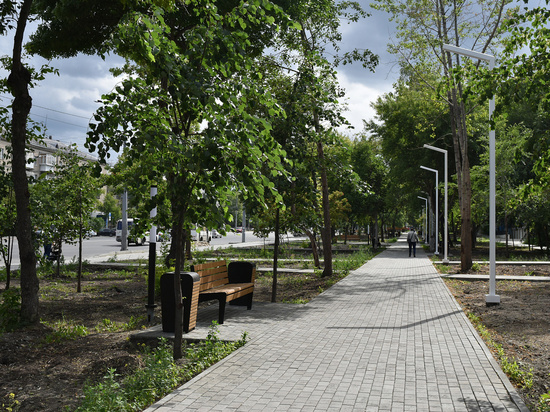 В Центральном районе Челябинска продолжаются работы по созданию парков и скверов