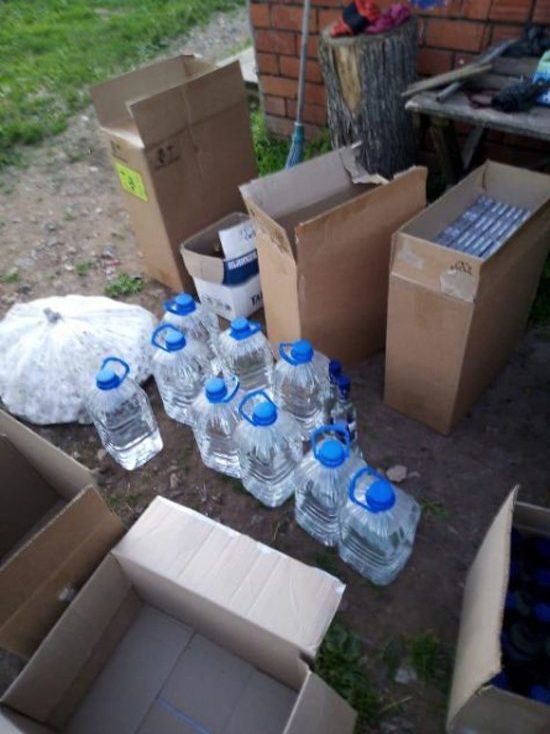 В Башкирии полицейские задержали сбытчиков контрафактного алкоголя