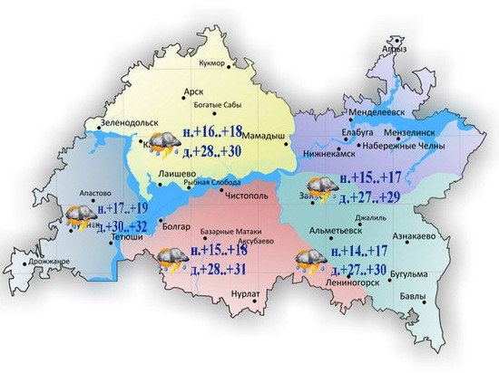 В Татарстан пришла долгожданная жара +32