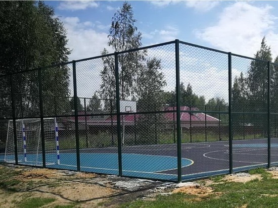 В Судогодском районе Владимирской области достраивают новую спортплощадку
