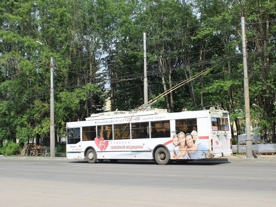 В Калуге остановлено движение двух маршрутов троллейбусов