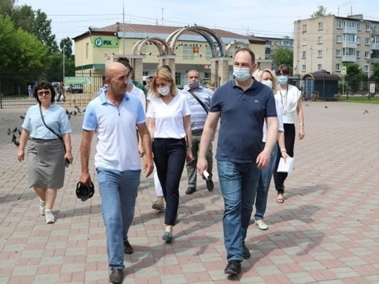 В Серпухове проверили состояние общественных пространств