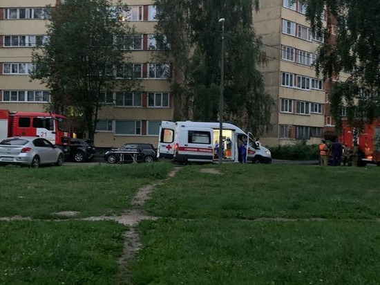 Женщина погибла в ночном пожаре на севере Петербурга