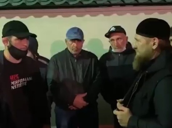 Глава Чечни принял участие в церемонии похорон отца Хабиба Нурмагомедова