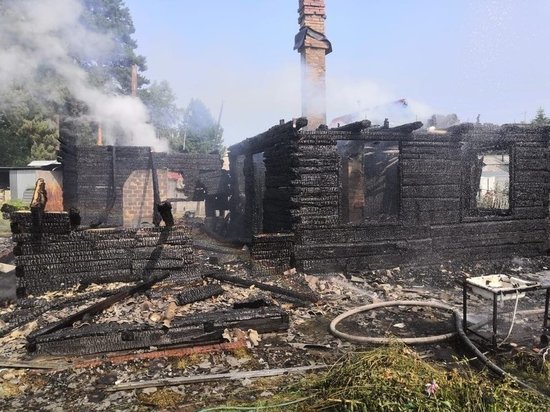 В садоводстве под Иркутском на пожаре пострадала 16-летняя девушка