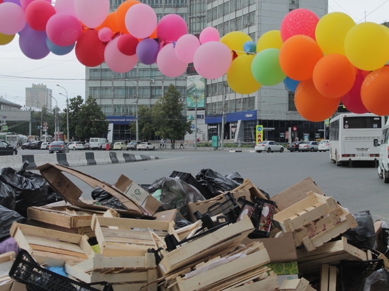 Новосибирцев шокировала помойка в лучшем районе города