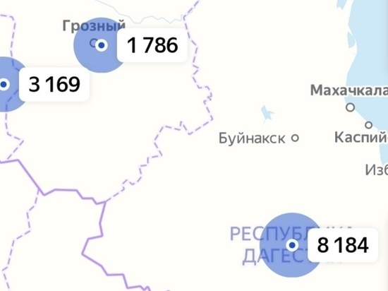 Число инфицированных COVID-19 на Северном Кавказе превысило 32 тысячи