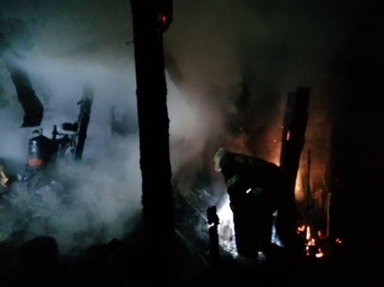 При пожаре в дачном доме в Кольчугино погиб мужчина