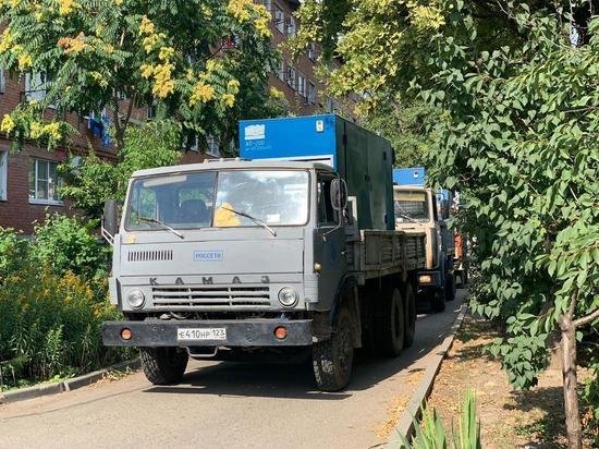 «Россети Кубань» отправила в Краснодар генераторы для устранения аварий на подстанциях