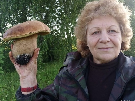 В Рязанской области нашли белый гриб весом в 750 граммов