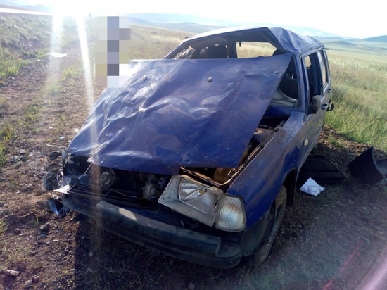 Пьяный водитель в Пий-Хемском районе Тувы опрокинул авто