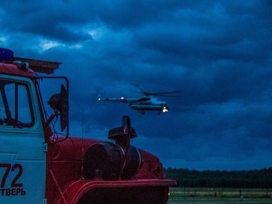 Авиация МЧС России провела тренировочные полеты в Тверской области