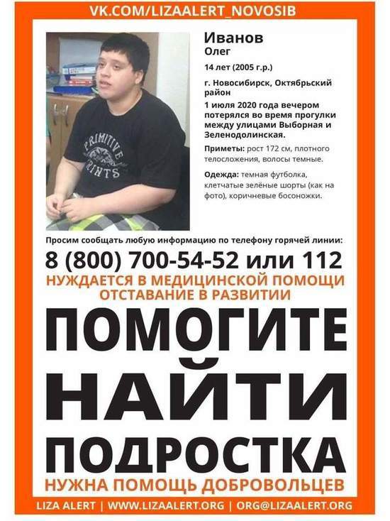 8 суток в Новосибирске с собаками и вертолетом ищут подростка-аутиста