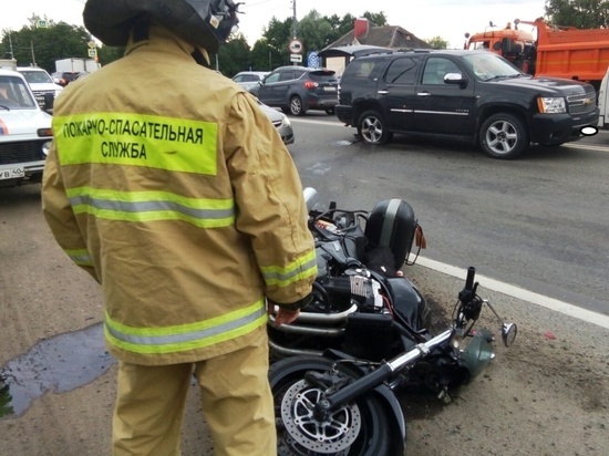 Мотоциклист попал под иномарку в Обнинске
